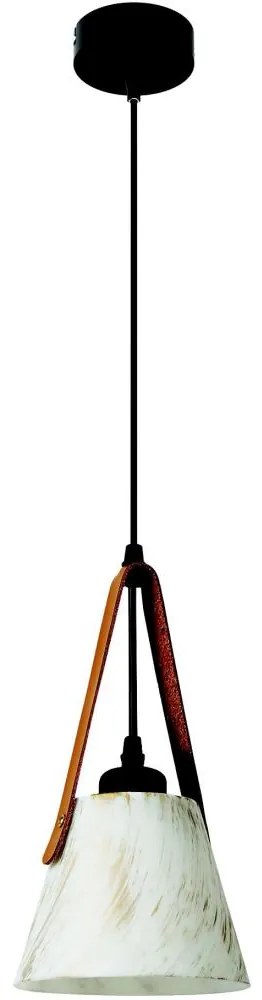 Csillár zsinóron 1xE27/40W/230V fehér