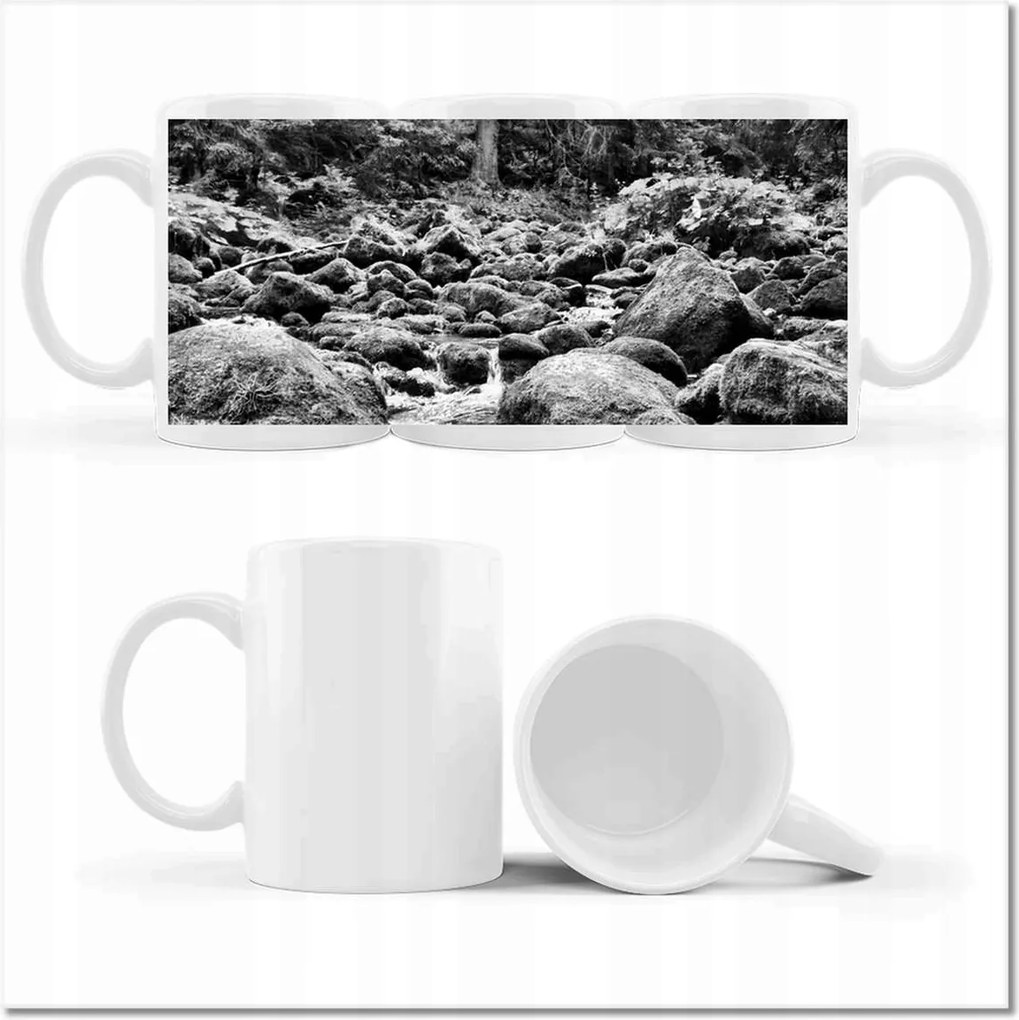 Nyomott mintás bögre Tátra Lengyel hegyek Kilátás