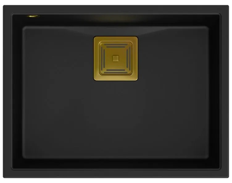 gránit mosogató DAVID 50 Black