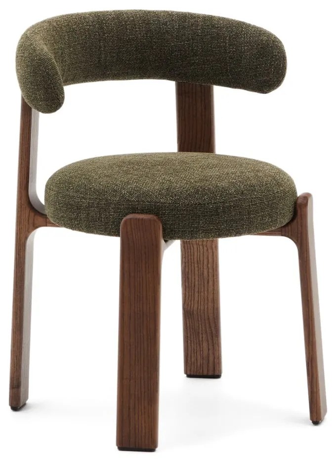 Khaki-barna kőrisfa étkezőszék Granite – Kave Home