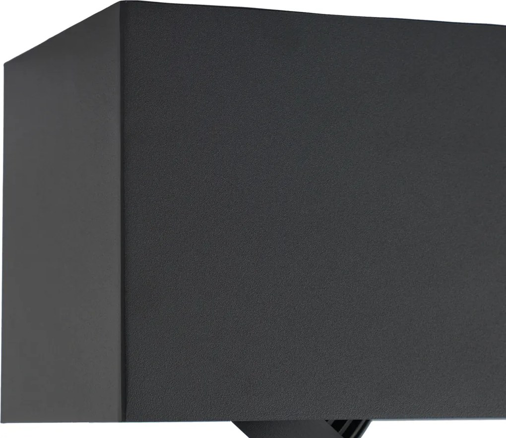 Modern fekete felületre szerelt spotlámpa, dimmelhető LED-del, 2-lámpás - Dionysos