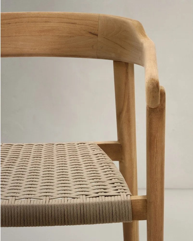 Natúr színű tömörfa kerti szék Icaro – Kave Home