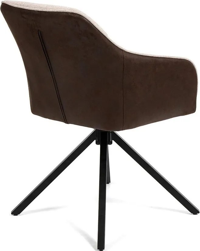 AVENBERG NATURAL SWIVEL Étkezőgarnitúra 4 szék + asztal 200cm