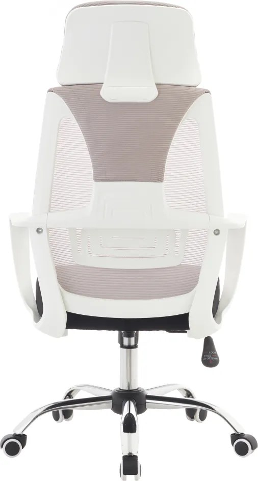 Irodai szék, szürke/fekete/fehér, TAXIS 2 NEW