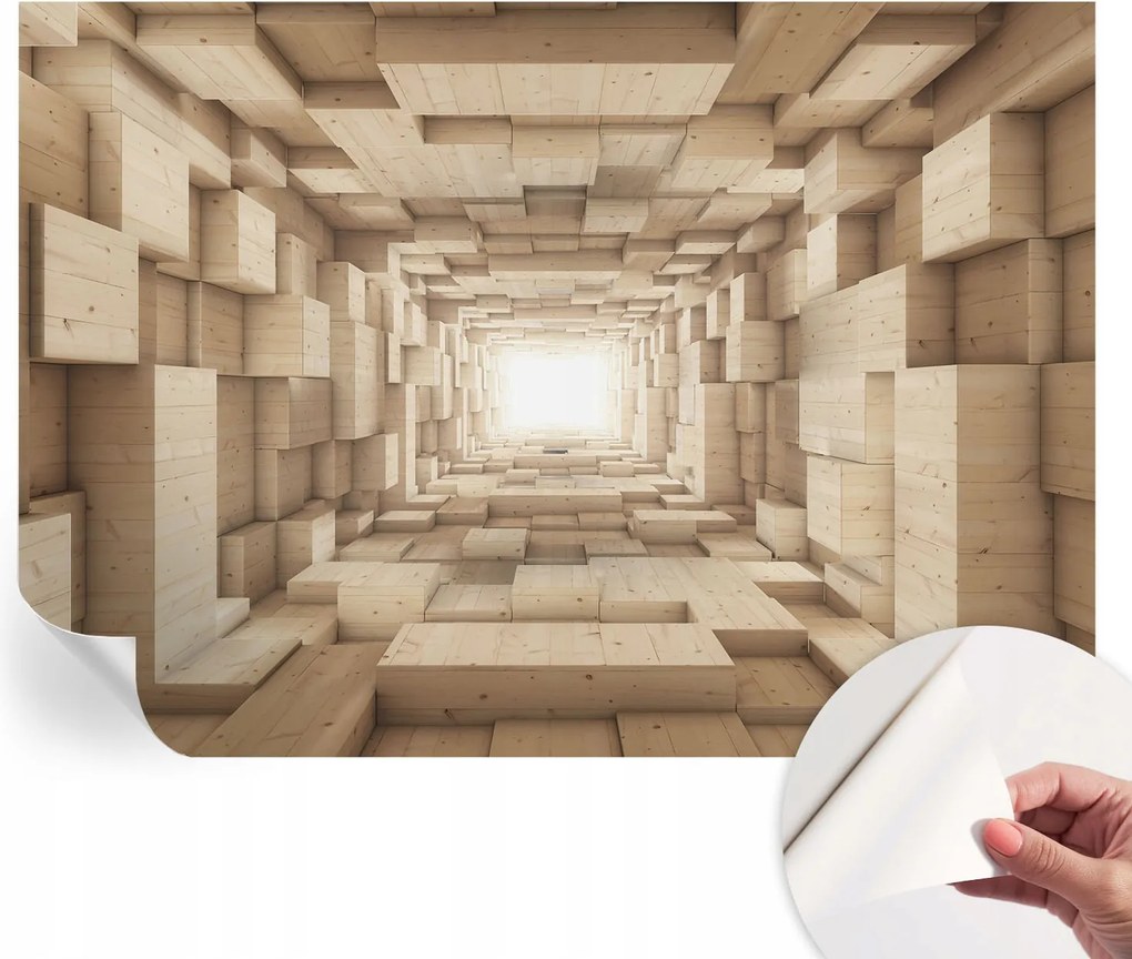 Öntapadós fotótapéta a konyhába Mosható fa alagút 208x146 cm