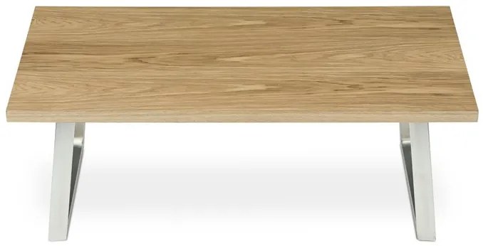 Dohányzóasztal 120 × 60 × 45 cm, furnér, tölgy CT-W1515 OAK