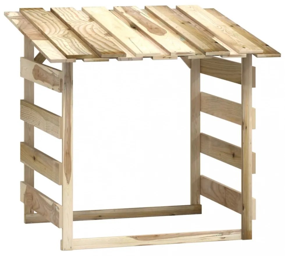 6 db impregnált fenyőfa pergola tetővel 100 x 90 x 100 cm
