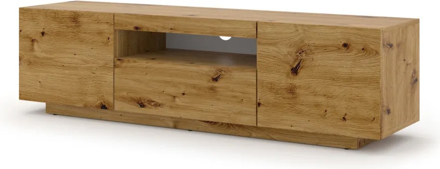 AURA TV-állvány 150 cm, artisan tölgy színben