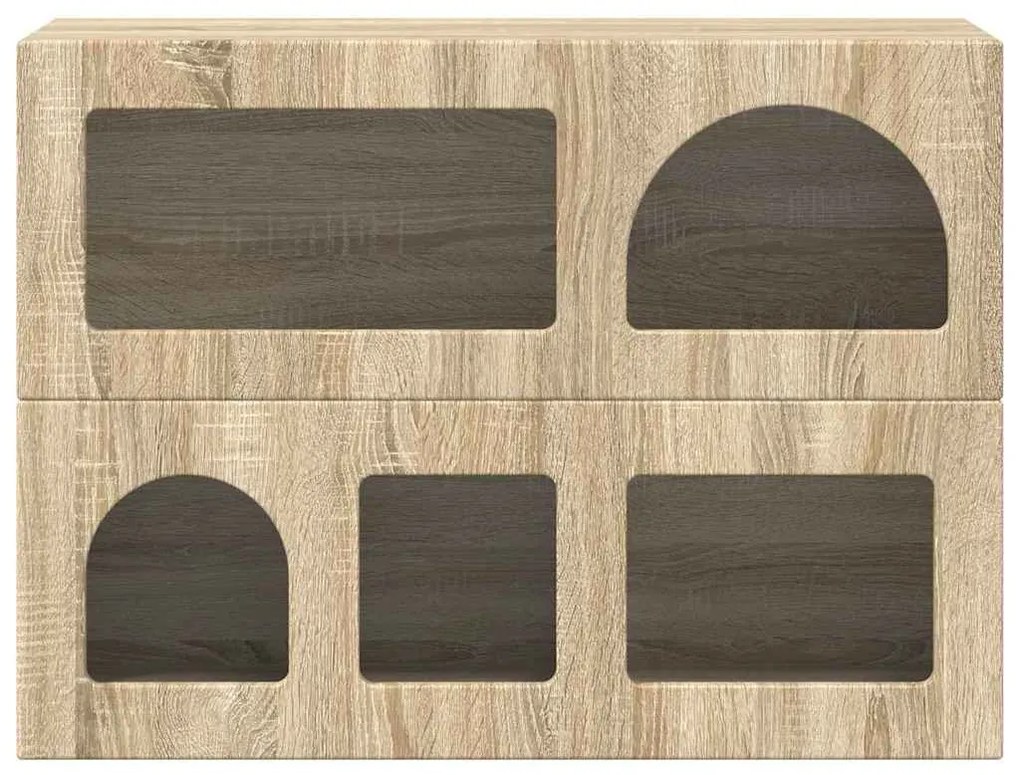 Széf Sonoma tölgy 80,5 x 35 x 59 cm Faanyag