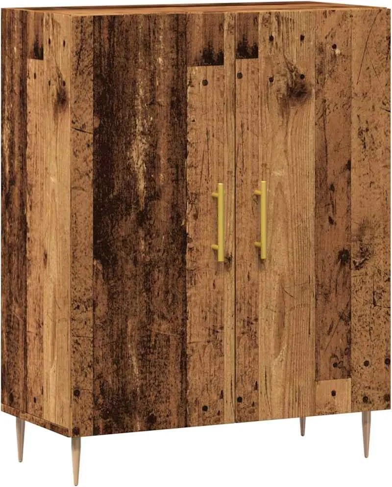vidaXL antik fa színű szerelt fa tálalószekrény 69,5 x 34 x 90 cm