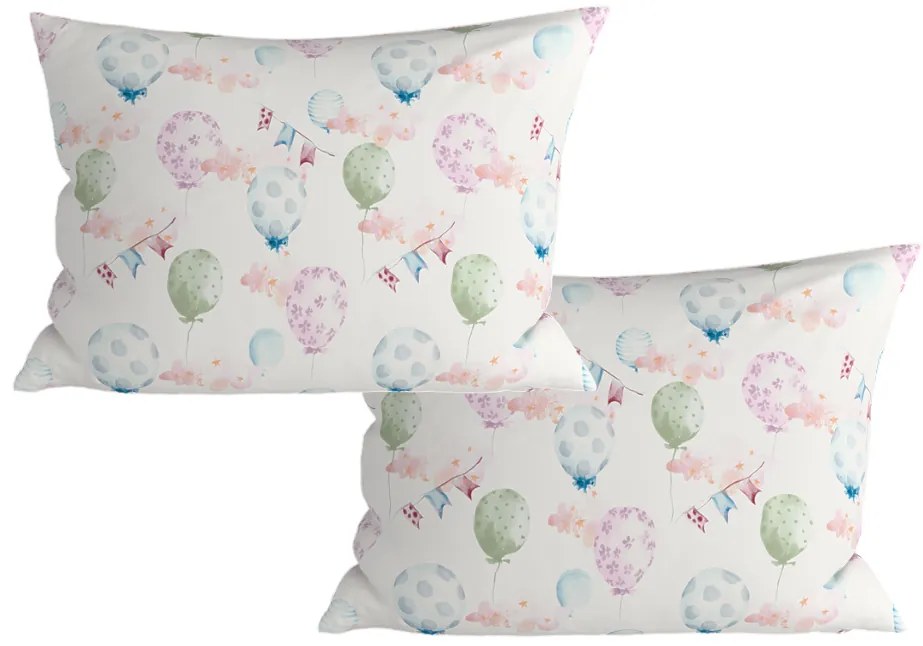 2 db díszpárnahuzat szett BALUNEA 40x60 cm, fehér