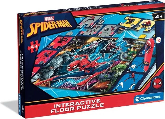 Pókember Enemies interaktív 24 db-os puzzle Clementoni