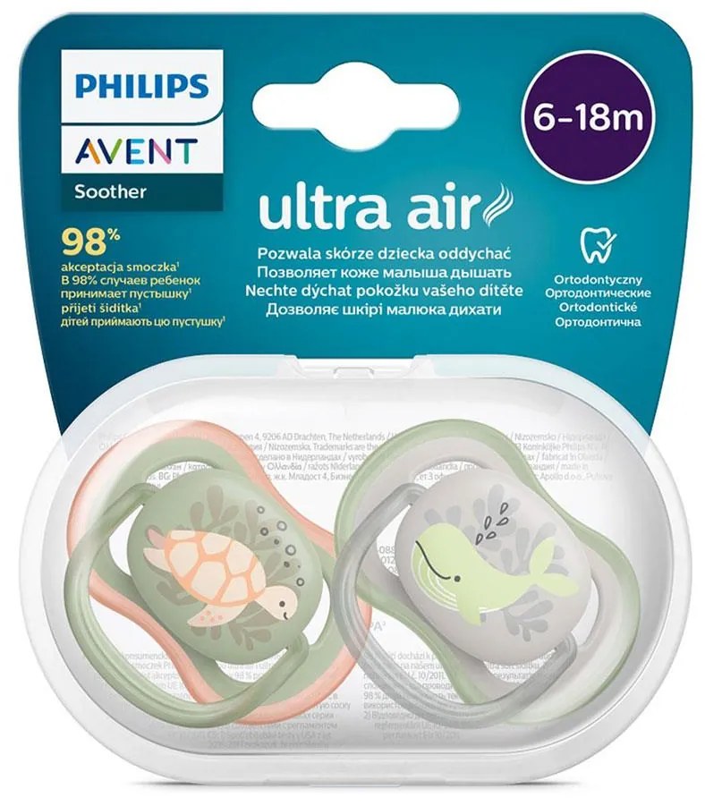 Baba cumi Ultra air Avent 6- 18 hónap 2 darab fiú, vel. 6-18 m