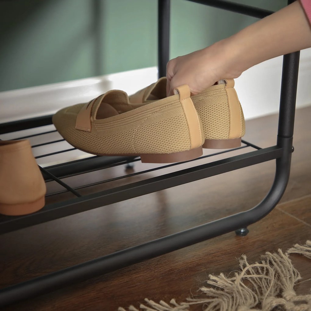 Előszobafal TAYLOR cipőtartóval 181x58 cm, rusztikus barna