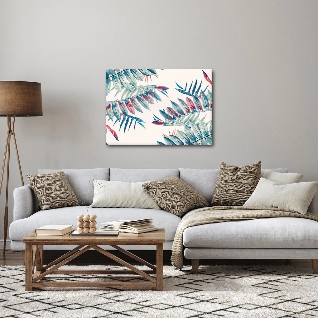 Kép - Trópusi levelek (70x50 cm)