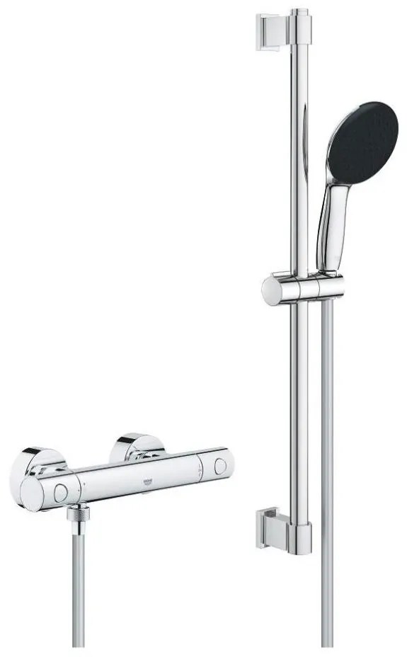 GROHE 34856000 - Termosztátos zuhanycsaptelep PRECISION GET 600 mm króm
