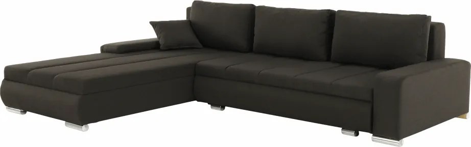 Ülőgarnitura, szövet barna, TONIKS