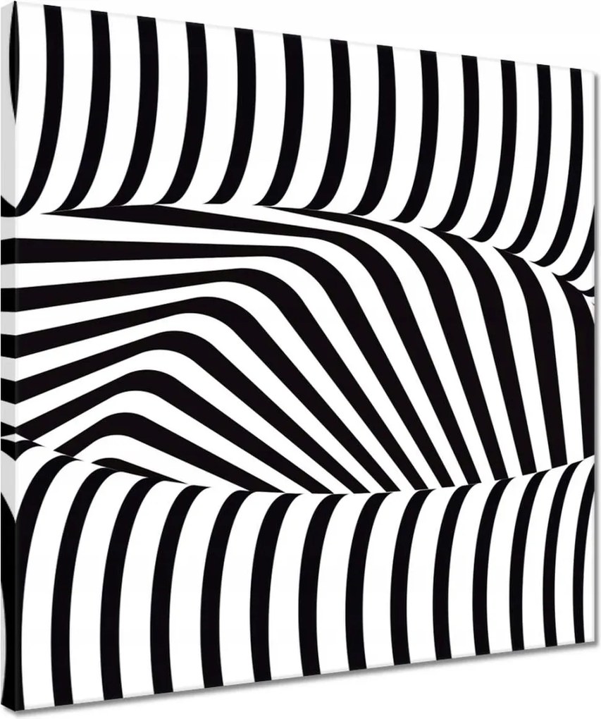 Vászonkép 40x40 Absztrakt fekete-fehér