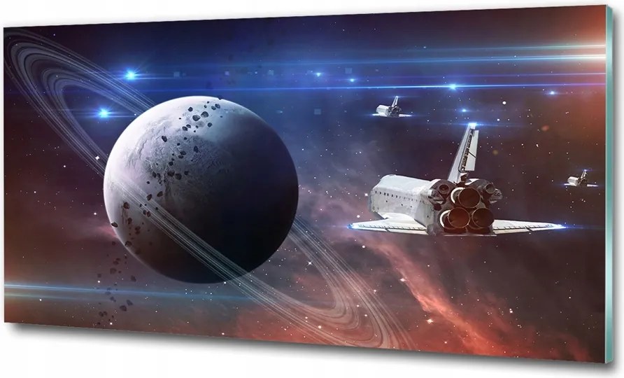 Fotótapéta üvegfalra Csillagos éj 125x50