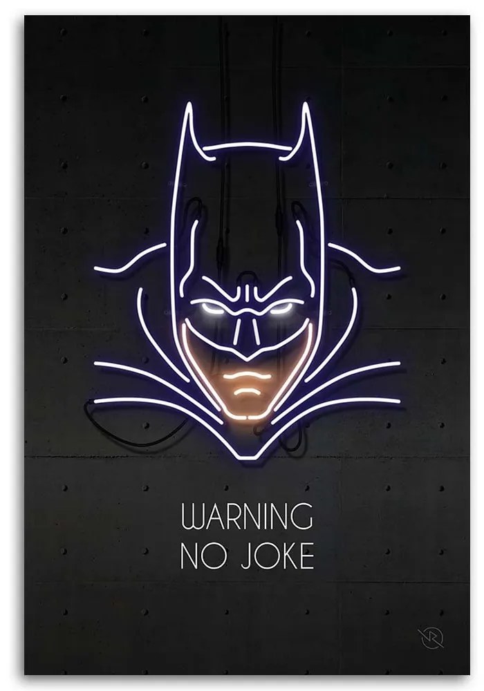 Gario Vászonkép Batman neon - Rubiant Méret: 60 x 90 cm