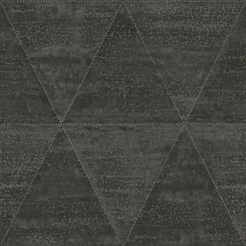 Flizelin Tapéta Háromszögek Metálfényű