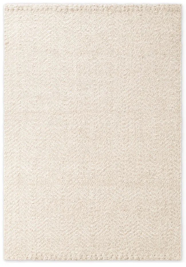 Krémszínű-elefántcsont színű kézi szövésű gyapjúkeverék szőnyeg 160x230 cm Majoli – Elle Decoration