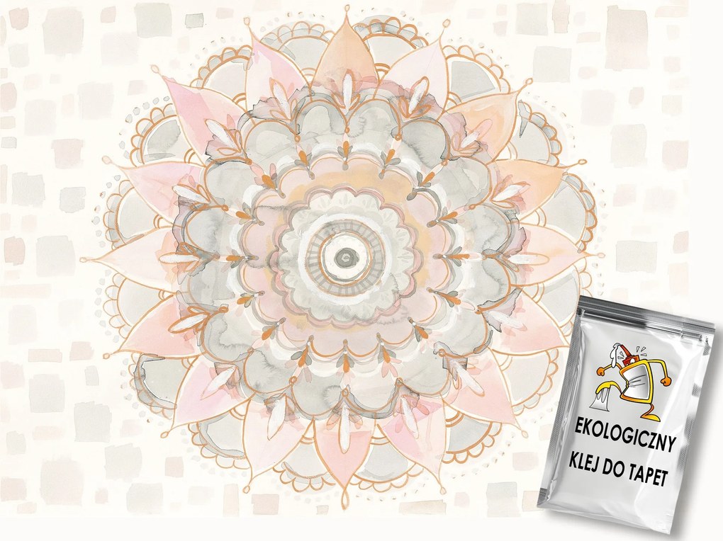 Fotótapéta Flizelina Akvarell Mandala Harmónia Nyugalom Zen 350x250 ragasztó