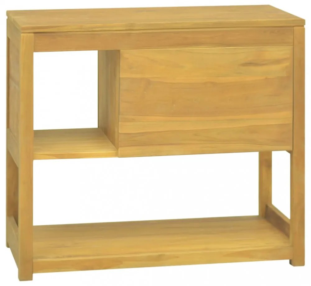 tömör tíkfa fürdőszobaszekrény 85 x 40 x 75 cm