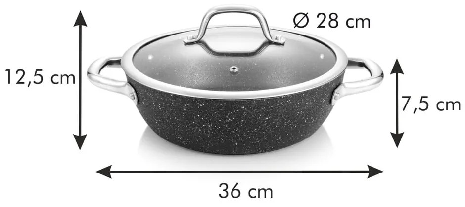 Serpenyő fedővel ø 28 cm President – Tescoma