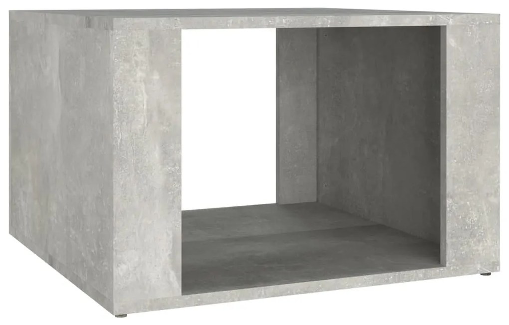 Betonszürke szerelt fa éjjeliszekrény 57 x 55 x 36 cm