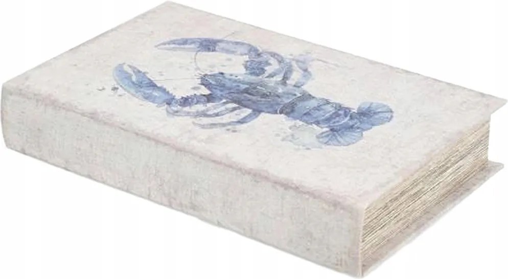 Doboz, Mint Egy Könyv Hamis Homár Rendszerező Apróságok Ékszer Ajándék