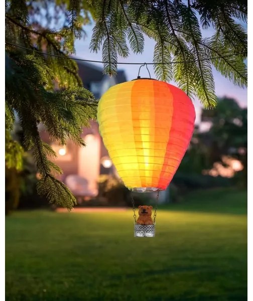 Globo 36138 - LED Függesztett napelemes dekoráció 24xLED/0,06W/3V IP44 Repülő léggömb