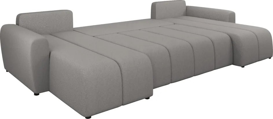 Univerzális ülőgarnitúra, szürke, DELIN U UNI