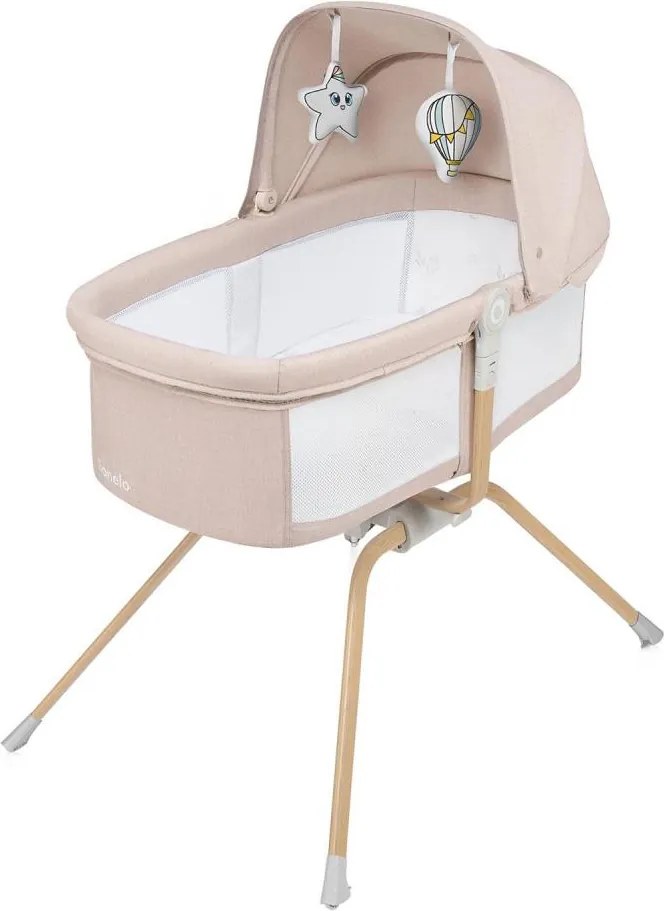 Lionelo - 3 az 1-ben utazóágy MALIN EVO bézs natúr