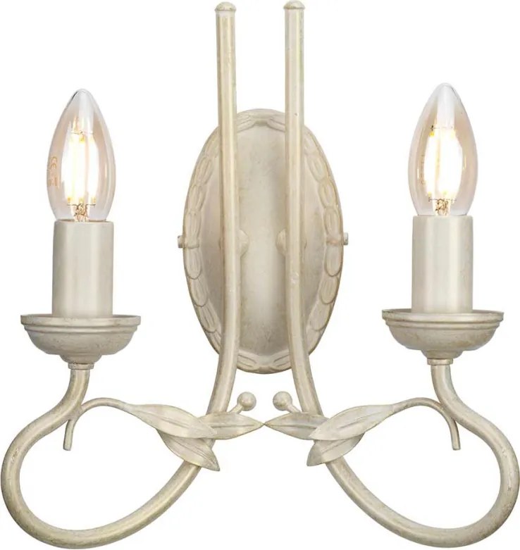 Elstead Lighting OLIVIA OV2-IVORY-GOLD Fali lámpa 2x60W/E14
