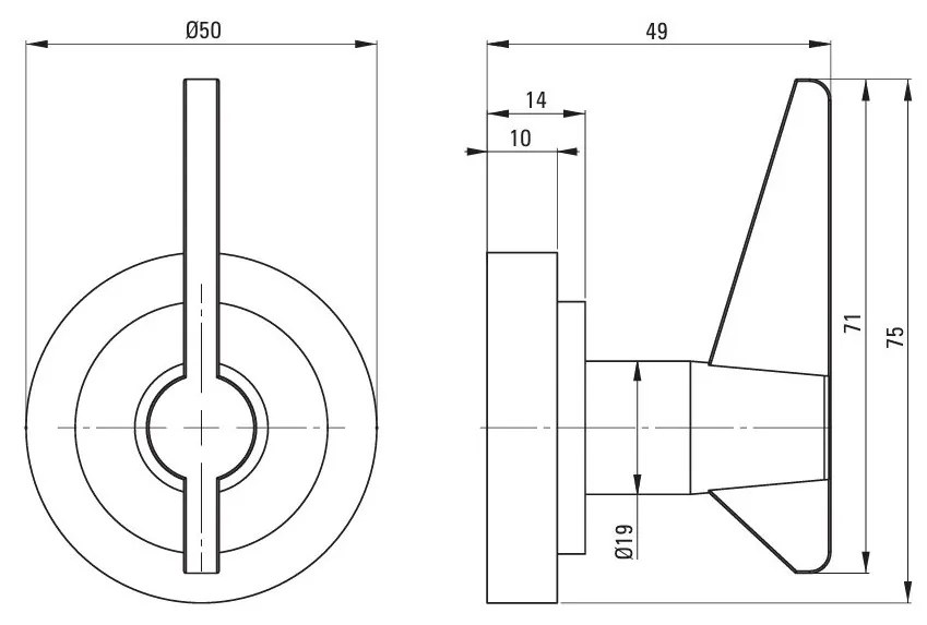 Deante Temisto, 1 törülközőkampó, sárgaréz, DEA-ADT_M111