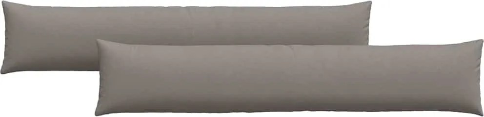 vidaXL Kanapé párnák 2 pcs Tópszínű 200 x 40 cm szövet