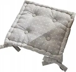 Kötött Pamut Székpárna 40 X 40 CM Szürke 190 G/m²