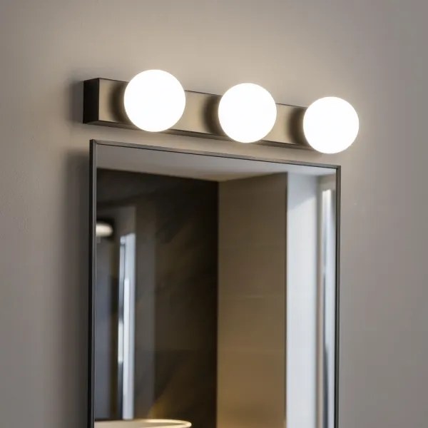 BRILAGI - SZETT 2x LED fürdőszobai fali lámpa HOLLYWOOD 3xLED/3W/230V 39 cm IP44 fekete