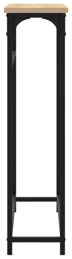 sonoma tölgyfa konzolasztal 75 x 19,5 x 75 cm rétegelt fából