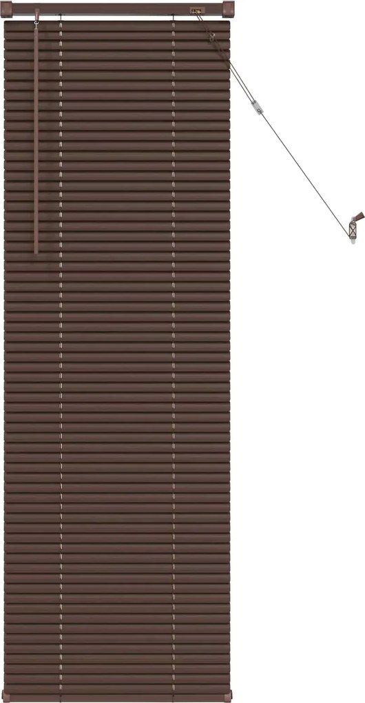 vidaXL Zsaluzia Állítható Sötét barna mintával 150 x 50 cm PVC