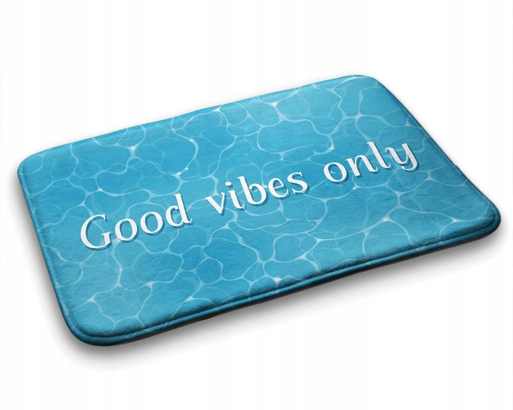 Fürdőszobaszőnyeg gumírozott vízlepergető 75x45