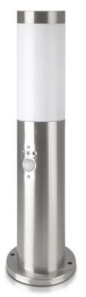 Kültéri lámpa érzékelővel 1xE27/60W/230V IP44 45cm matt króm