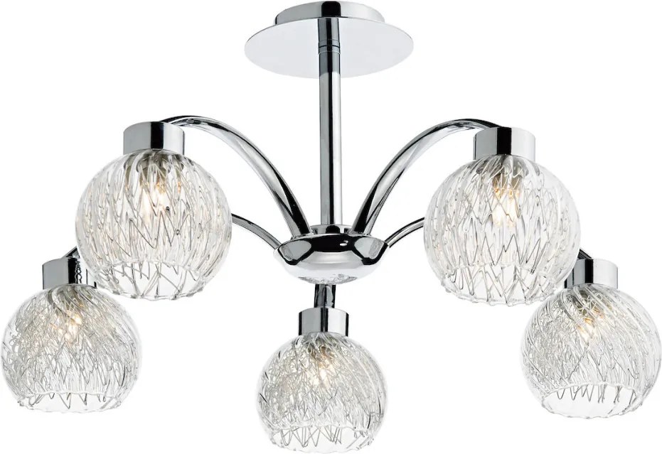 Dar Lighting YASMIN YAS0550 Plafonlámpa 5x40W/G9 IP20