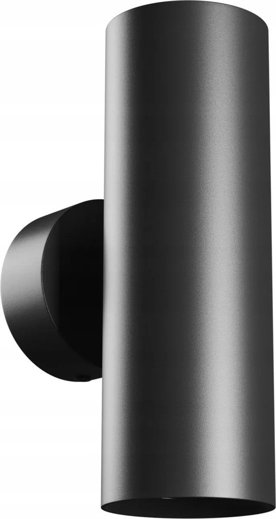 Fali lámpa Tubo 2 fekete világító felső-alsó Led