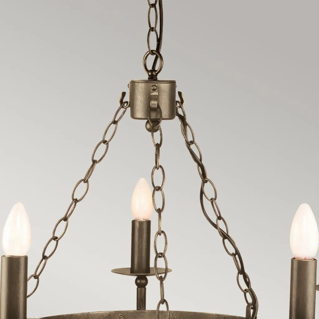 Elstead Lighting CROMWELL CW5-OLD-BRZ Csillár 5x60W/E14