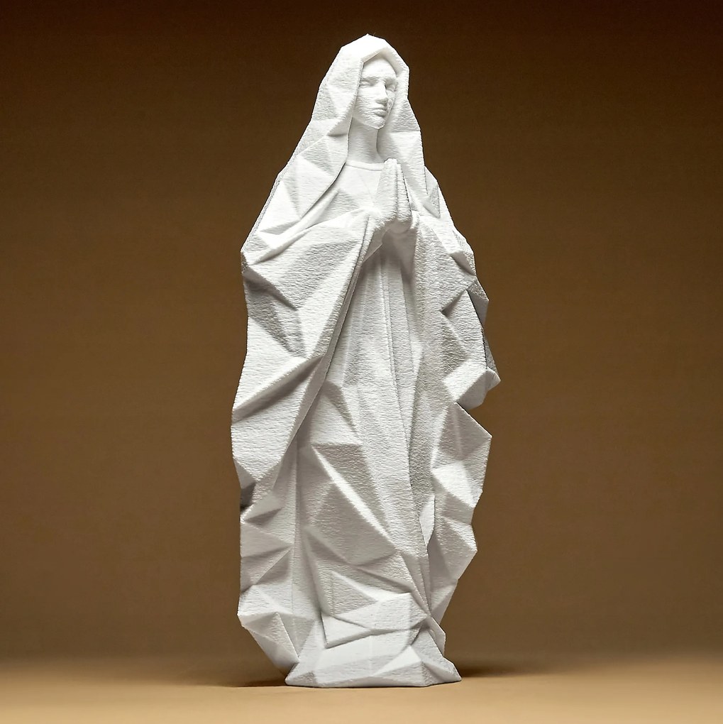Szűz Mária Szent Szobor Figura 15 cm 3D nyomtatás Ajándék