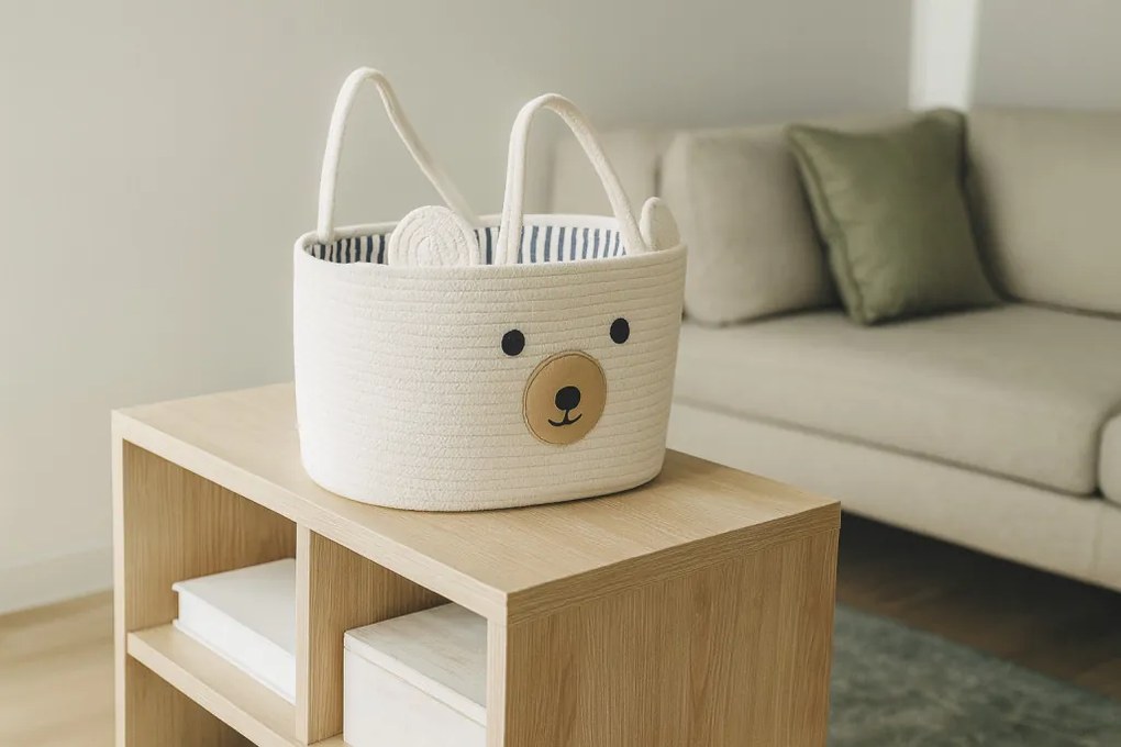 Tároló doboz fogantyúval 35 x 25 x 21 cm - l méret