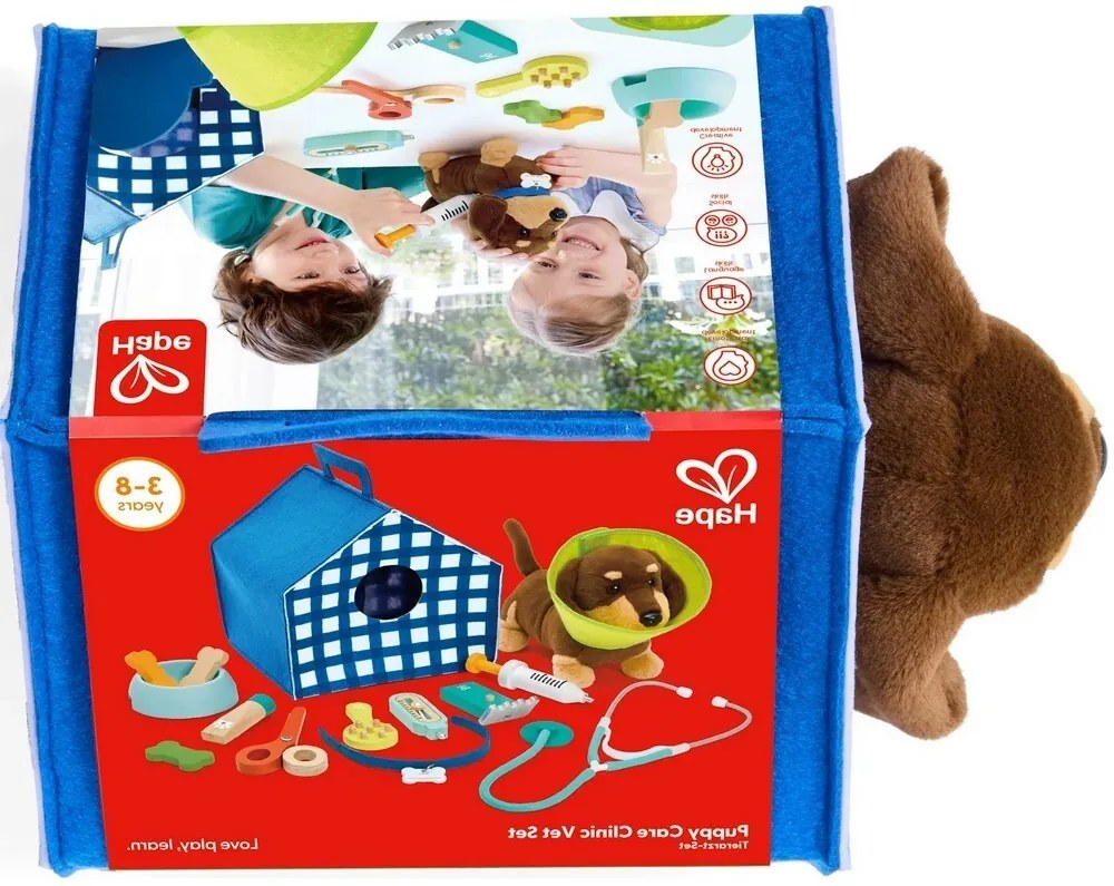 Hape Állatorvos készlet - kiskutyák gondozása