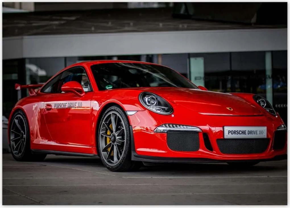 Poszterek 70x50 Piros Porsche